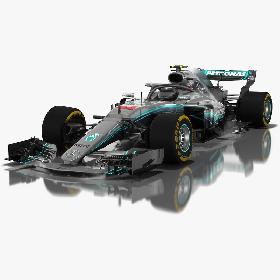 Mercedes-AMG W09 EQ Power- Formula 1 Car Season 2018 model